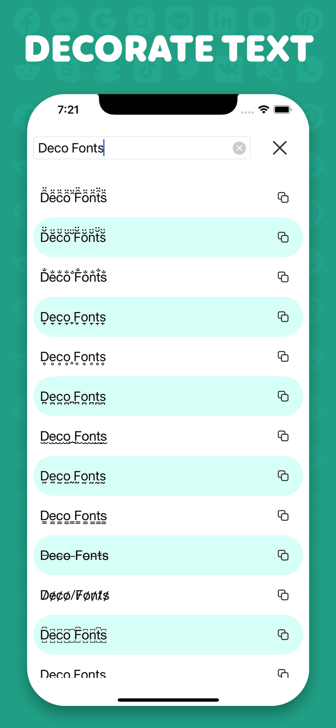 Deco Fonts - Font Art keyboard