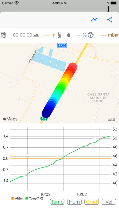 Meteotracker Screenshot