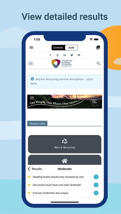 Screenshot #9 for A11Y: Audit + Color Contrast