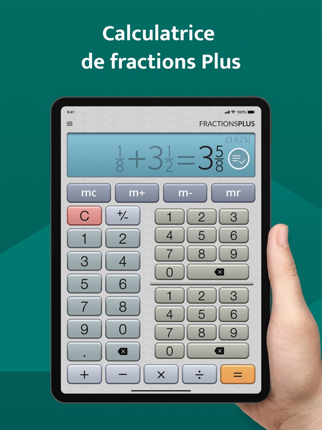 Calculatrice de Fraction #1 dans l'App Store