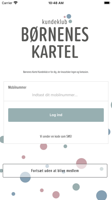 Børnenes Kartel Kundeklub Screenshot