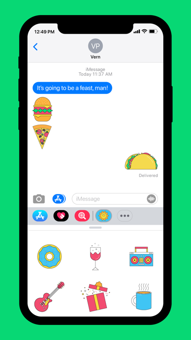 Good Times Retro Stickers Screenshot