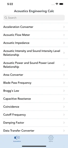Game screenshot Acoustics Engineering Calc. apk