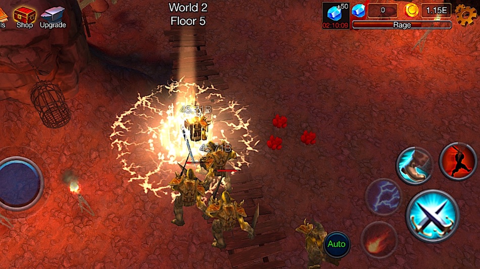 #1. Dungeon Clash - 3D Idle RPG (iOS) By: Solaris Mobile Tecnologia LTDA