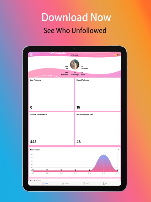 Screenshot #4 pour Ig Followers Analyzer Tracker
