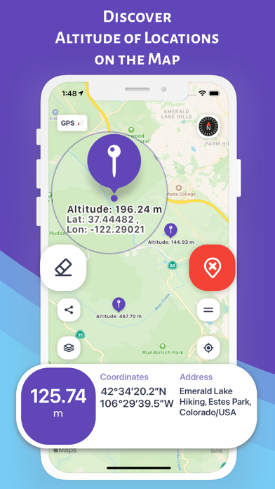 Altimeter Pro: Compass, GPS Screenshot