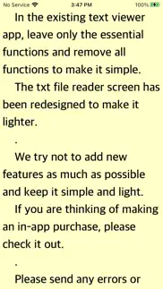 txtbook - slim txt reader iphone bildschirmfoto 1