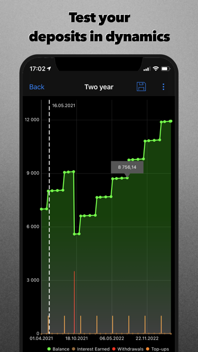 My Deposits Screenshot