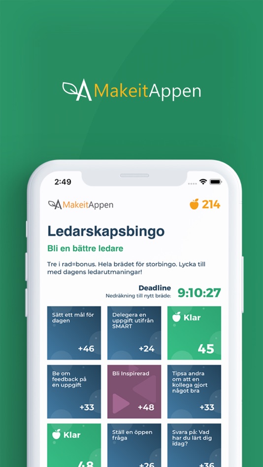 #1. MakeitAppen Lätt att leda rätt (iOS) Podle: Application-Lab