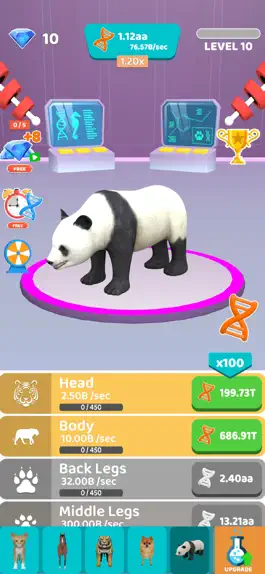 Game screenshot Idle Animal Evolution mod apk