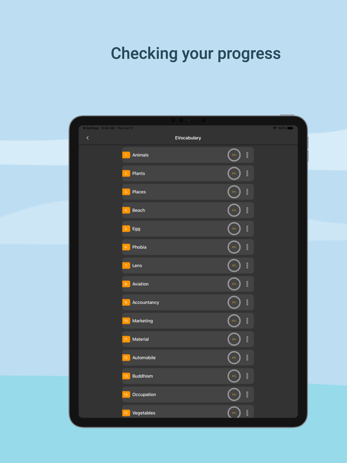 EVocabulary - Learn new words