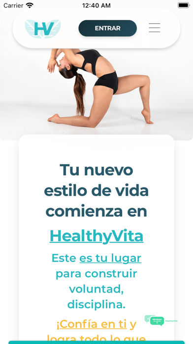 Fit-a-thón by HealthyVita Screenshot