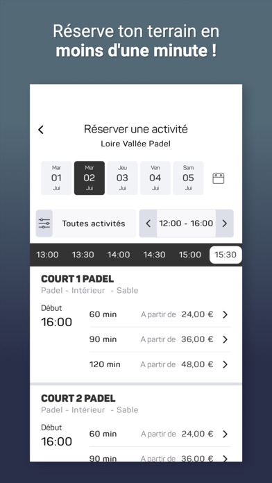 Screenshot #3 pour Loire Vallée Padel