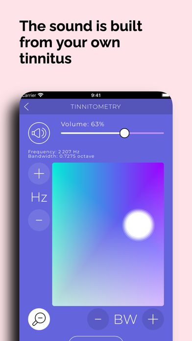 Pauze your tinnitus Screenshot