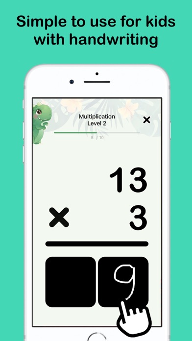Dino Math: Learning Games Screenshot