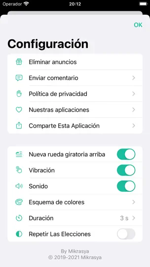 Captura de pantalla de Rueda De Las Decisiones en iPhone 5