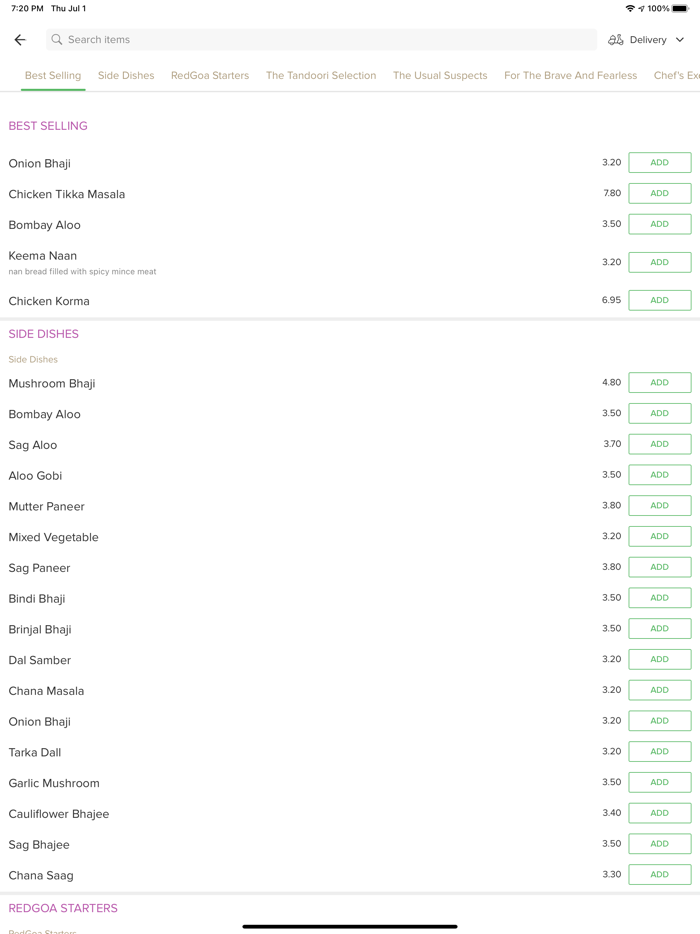 Red Goa Indian Takeaway