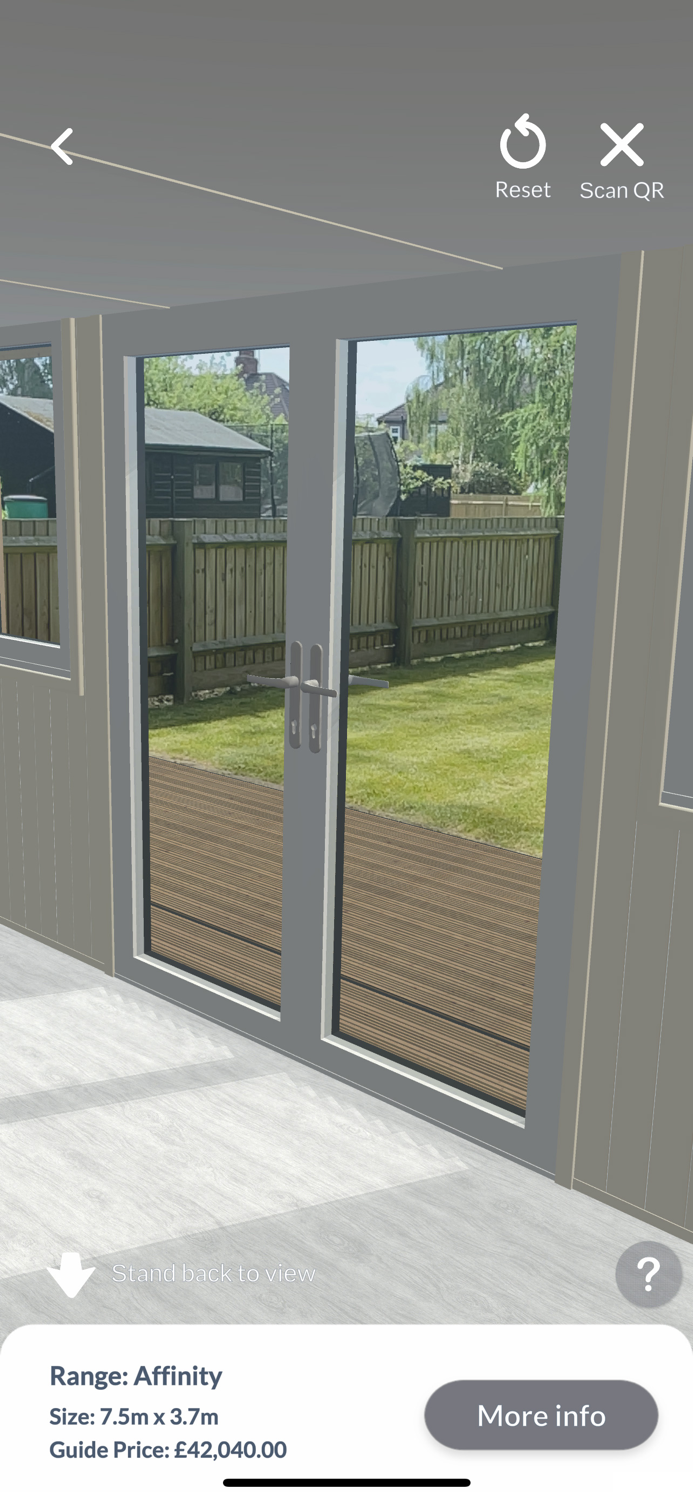SMART Garden Room Visualiser