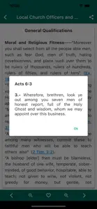 SDA Church Manual screenshot #3 for iPhone