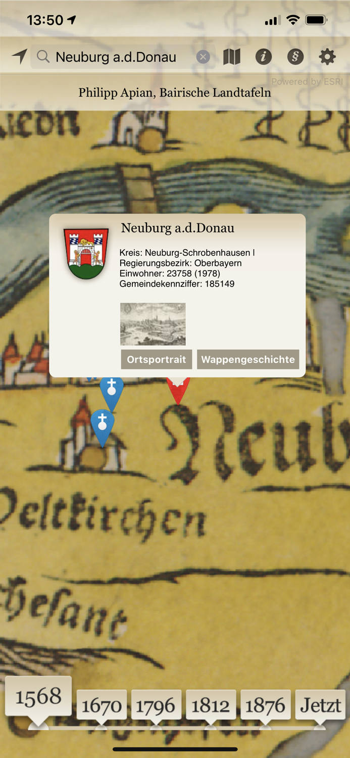 Bayern in historischen Karten