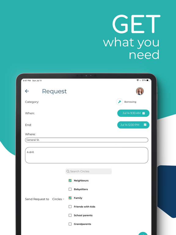 The Village App iPad screenshot 2 - Social Networking app