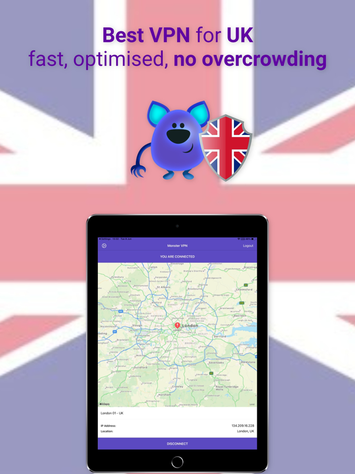 Monster VPN - No Logs UK Best