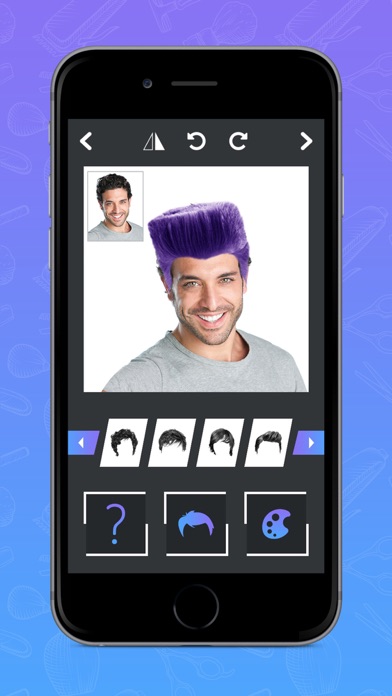 Mens Hairstyle Changer Screenshot