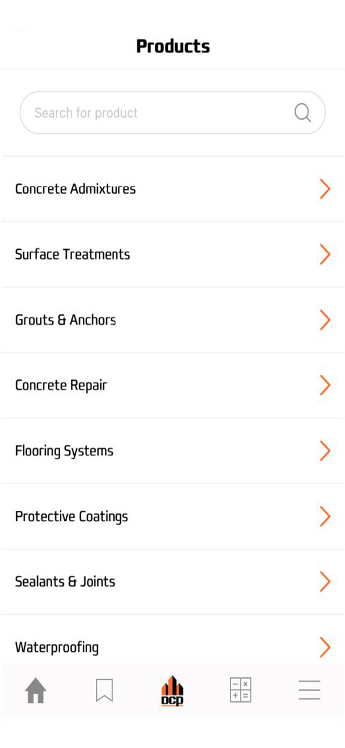 DCP Product Selector