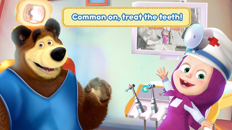 Masha and the Bear Dentist