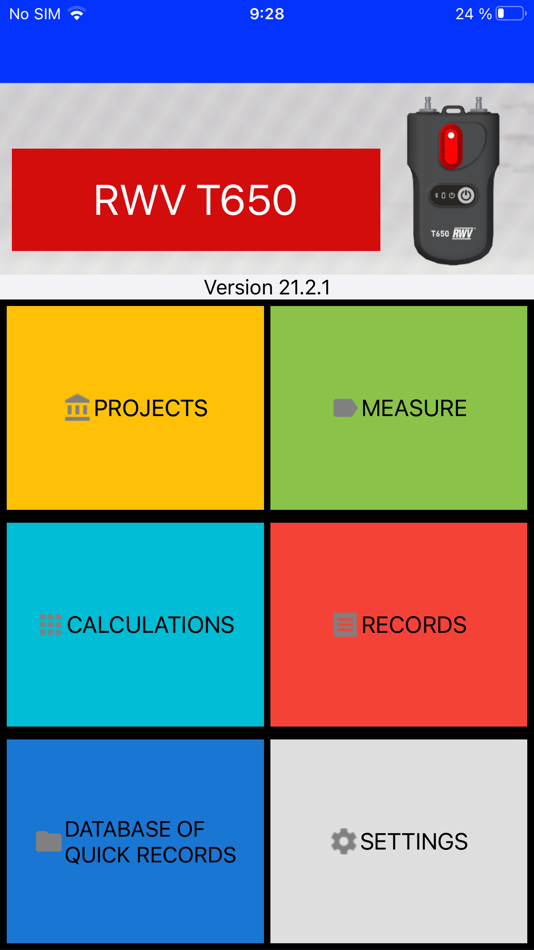 #2. RWV T650 (iOS) Ved: SV Technics