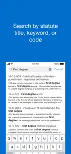 Colorado Law Statutes screenshot #2 for iPhone