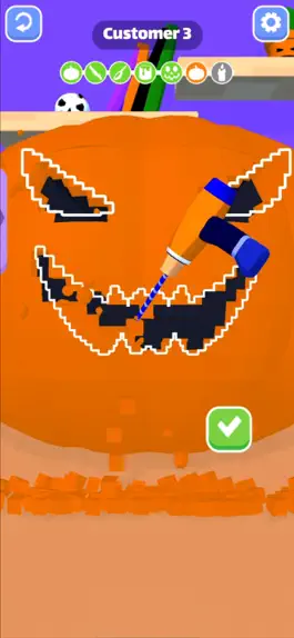 Game screenshot DIY Creative Carving:Halloween apk