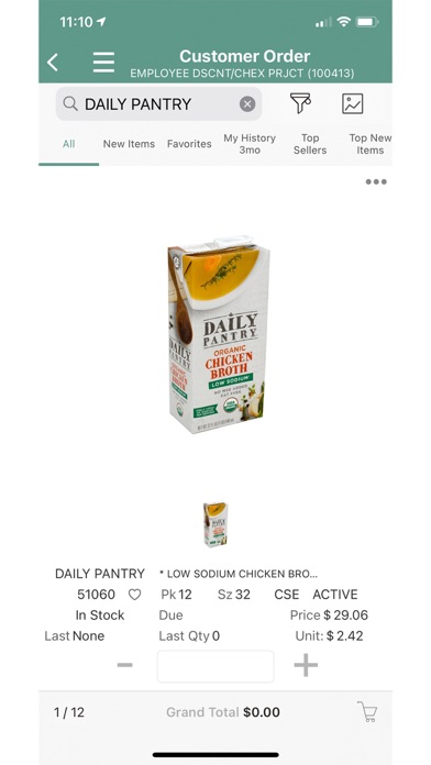ChexFoods Screenshot