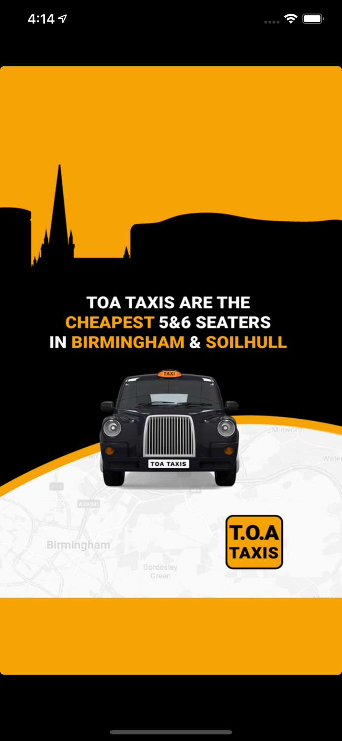 T.O.A Taxis Birmingham