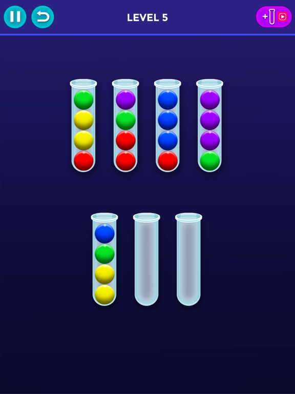 Screenshot #4 pour Ball Sort : Color Puzzle Game