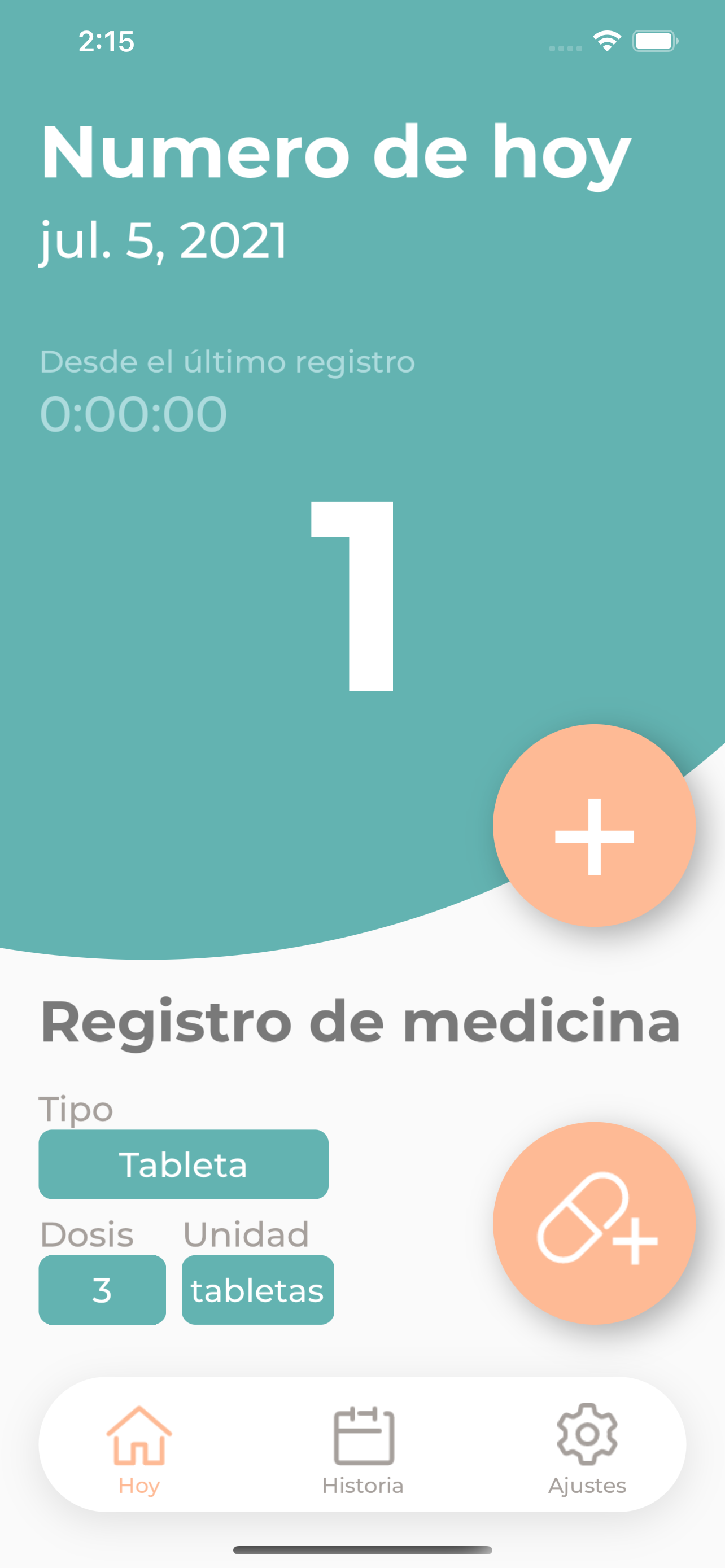 Registro de estreñimiento