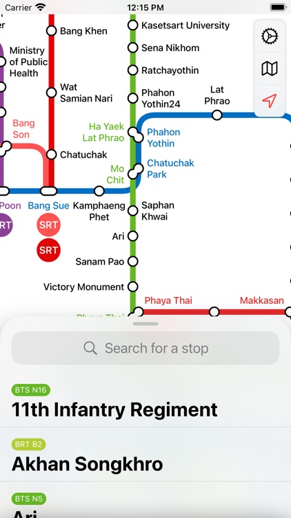 Bangkok Metro Transit Map