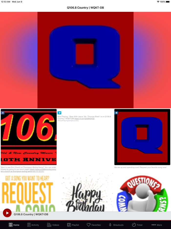 Q106.8 Country  WQKT-DB