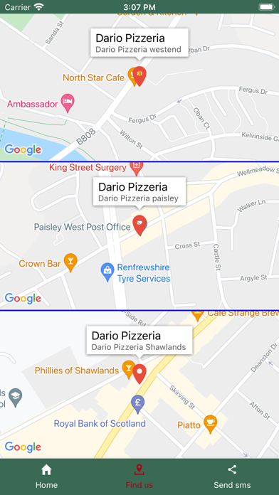 Dario Pizzeria Glasgow Screenshot