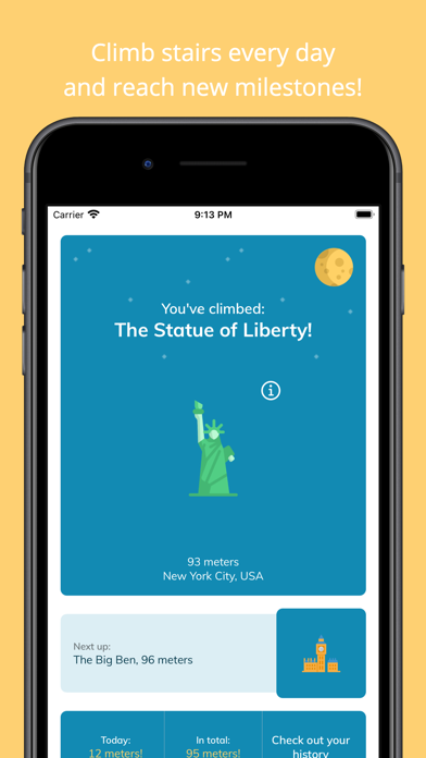 Moon Climber - Fitness Screenshot