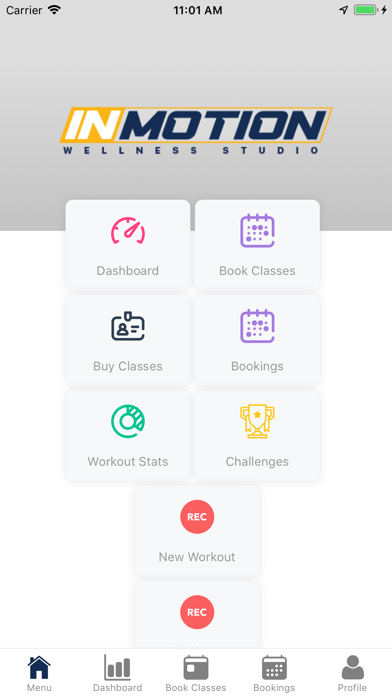 Inmotion Wellness Studio Screenshot