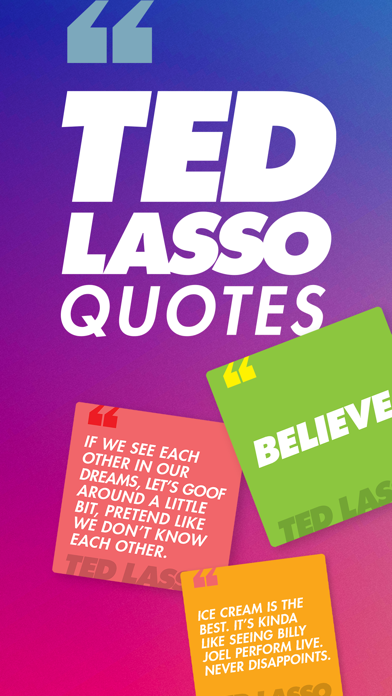 Screenshot #1 pour Ted Lasso Quotes