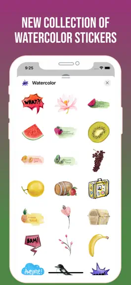 Game screenshot Watercolor Text Stickies! apk