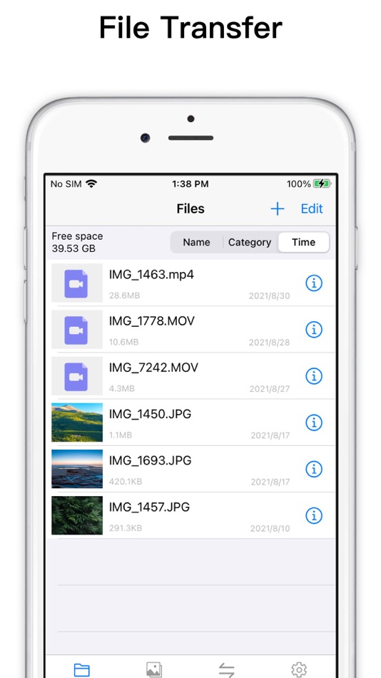 #1. File Transfer-save videos pic (iOS) By: 云云 唐