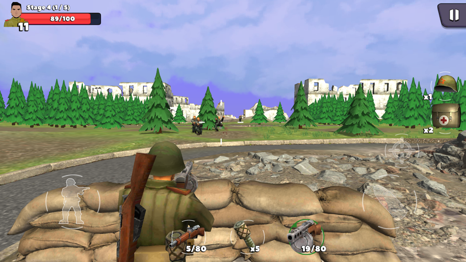 #3. Wartime Range - WW2 FPS (iOS) By: Ilia Yashin