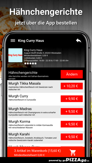 King Curry Haus Wiesbaden screenshot 5
