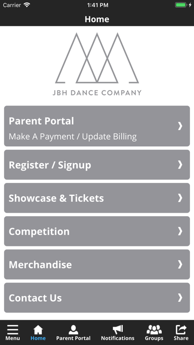 JBH Dance Company Screenshot