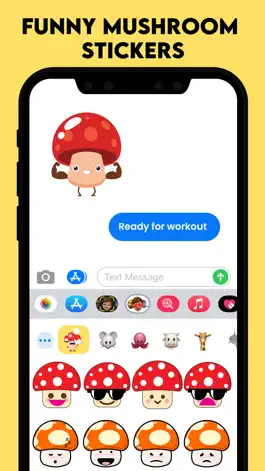 Game screenshot Funny Mushroom Stickers! mod apk