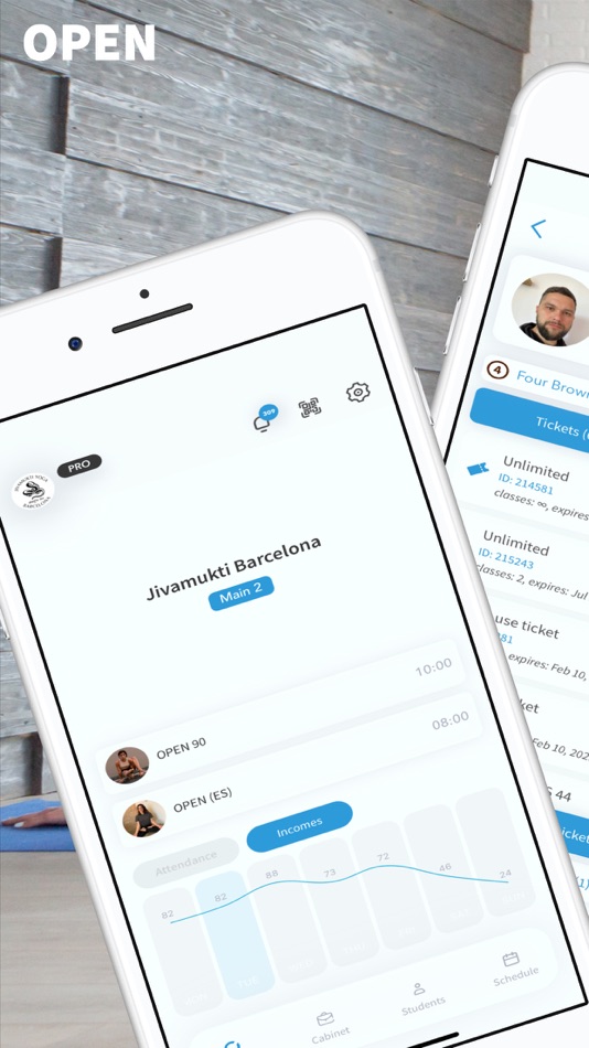 #1. Open Manager. Yoga & Gym (iOS) 由: MiddlePoint Solutions S.L.