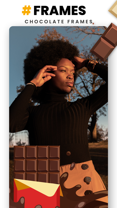 Chocolate Photo Frames Screenshot